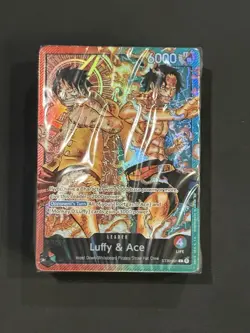 Luffy & Ace ST30-001 L Foil - Starter Deck EX - One Piece Card Game - Image 1