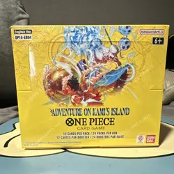 Bandai Namco One Piece Card Game Adventure on Kami's Island OP15-EB04 Box - Image 1