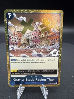 Gravity Blade Raging Tiger - One Piece TCG: Wings of the Captain (OP06) NM - Image 1