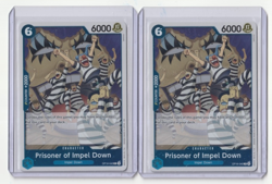 (2) Prisoner of Impel Down OP16-042 R The Time of Battle Foil English One Piece - Image 1