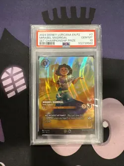 2024 DISNEY LORCANA EN P2-PROMO #7 MIRABEL MADRIGAL - FAMILY GATHERER PSA 10 - Image 1