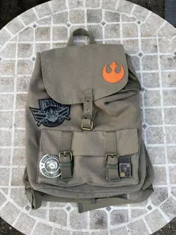 Star Wars Galaxy’s Edge Backpack Disney World Opening Day 2019 Canvas Bag - Image 1