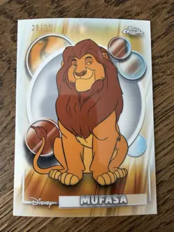 2026 Topps Chrome Disney - Mufasa Pearl Refractor 28/30 - Image 1