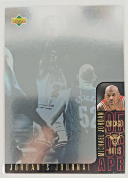 1996-97 Michael Jordan Upper Deck Collector's Choice Jordan's Journal #J6 - Image 1