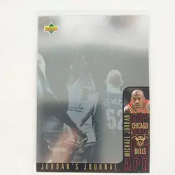 1996-97 Michael Jordan Upper Deck Collector's Choice Jordan's Journal #J6 - Image 5