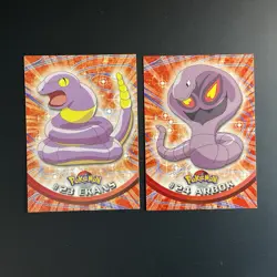 Ekans #23, Arbok #24 - Vintage 1999 Topps Pokemon TV Animation Edition Lot of 2x - Image 1