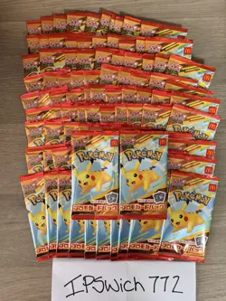 10 x Pikachu 020/M-P McDonald's Promo Pack 2025 Pokemon TCG Japanese New Sealed - Image 1