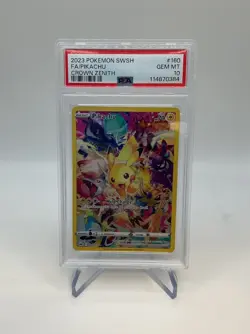 2023 Pokemon SW&SH Crown Zenith Pikachu Secret Rare PSA 10 Gem Mint #160/159 - Image 1
