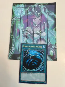 Yugioh 1x Mystical Space Typhoon Ultra SRL-EN047 Spell Ruler 25th Anniversary NM - Image 1