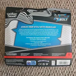 Black Bolt Tech Sticker Collection 3 Pack Blister - Pokemon TCG - New & Sealed - Image 2