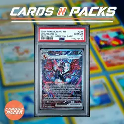 Carte Pokemon Dracaufeu ex 234/091 Holo Destinees de Paldea PSA 10 GEM MINT 🔥 - Image 1