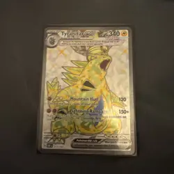 Pokemon TCG Tyranitar EX 211/197 Obsidian Flames - Full Art - NM - Image 1