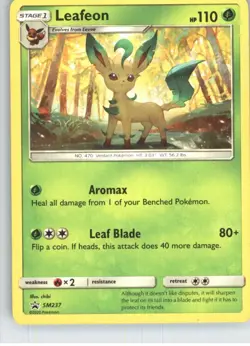 Leafeon - SM237 Promo Sun & Moon Promo Pokemon Near Mint - Image 1