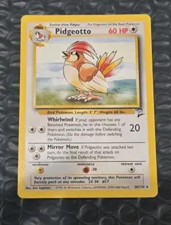 Pidgeotto - 1999 Pokemon Base Set 2 Unlimited - 028/130 - LP - Image 1