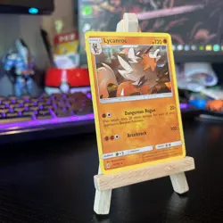 Pokemon TCG Lycanroc 76/131 Cracked Ice Shattered Holo Rare Burning Shadows 2018 - Image 3