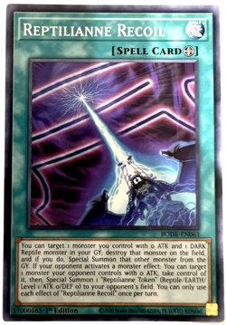 YuGiOh! - Reptilianne Recoil - Common - Image 1