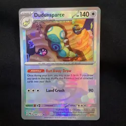 Pokemon TCG Dudunsparce 80/131 Prismatic Evolutions Poke Ball Reverse Holo NM - Image 1