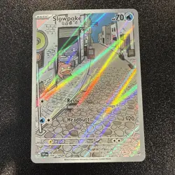 Pokemon Company Slowpoke 204/198 SV01 Illustration Rare Full Art Holo Eng 70HP - Image 1