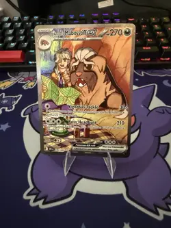 Pokemon TCG Arven's Mabosstiff EX #235/182 Sv10: Destined Rivals SAR NM - Image 1