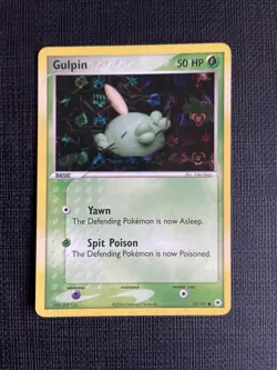 Gulpin 62/101 - Ex Hidden Legends - Pokemon TCG - Reverse holo - NM - Image 1