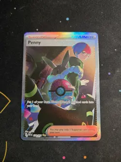Penny 239/091 Special Illustration Rare Paldean Fates Pokemon Holo NM - Image 1