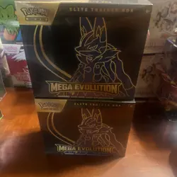 Mega Evolution Elite Trainer Box ETB Lucario Pokemon TCG Factory Sealed - Image 1