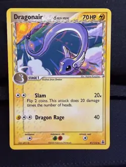 Pokemon Ex Delta Species Dragonair Uncommon (41/113) NM - Image 1