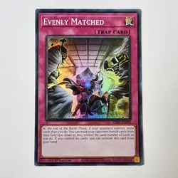 Evenly Matched - SDBT-EN038 - LP+ - 1st Ed - Super Rare - Yugioh - Image 1