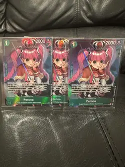 Perona Alt Art Sealed OP09-034 Illustration Box Vol 4 Promo One Piece x3 - Image 1