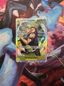 Roronoa Zoro OP15-113 Super Rare Adventure on Kami's Island One Piece Foil - Image 1