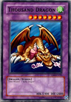 Thousand Dragon DB2-EN045 Unlimited YuGiOh Card - Image 1