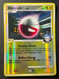 Electrode 39/111 Rising Rivals Reverse Holo Pokemon Card Near Mint - Image 1