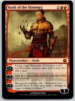 Koth of the Hammer 94 Mythic Scars of Mirrodin Magic: The Gathering LP - Image 1
