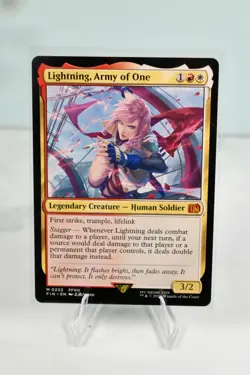 MTG - FIN - 0233 - Lightning, Army of One - Regular / NM / Final Fantasy - Image 1