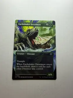 Earthshaker Dreadmaw LP Borderless The Lost Caverns Magic The Gathering Mtg LP - Image 1