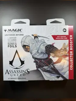 Sealed Magic The Gathering Assassin's Creed Omega Collector Booster Pack MTG - Image 1
