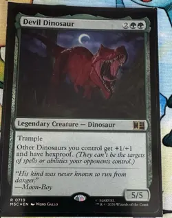 Devil Dinosaur Commander: Marvel Super Heroes Foil - Image 1