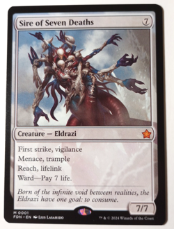 Sire of Seven Deaths - Magic the Gathering - M0001 FDN NM MTG - Image 1