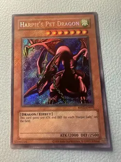 Harpie's Pet Dragon RP02-EN093 Max Foil Bleed Secret Rare Yugioh Retro Pack 2 NM - Image 2