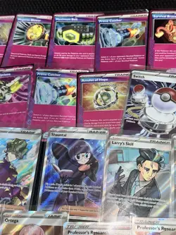 Pokemon TCG Full Art Holo Trainer Lot English item supporter 41 total - Image 4