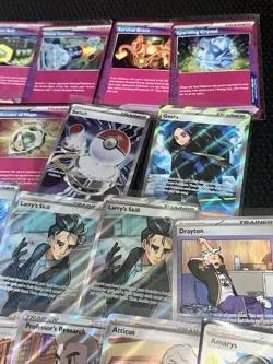 Pokemon TCG Full Art Holo Trainer Lot English item supporter 41 total - Image 5