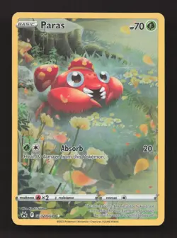 Paras GG32/GG70 Holo Crown Zenith Galarian Gallery Pokemon Holo NM - Image 1