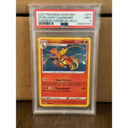 PSA 9 Special Delivery Charizard 2022 Pokemon Promo #075 SWSH075 Mint - Image 1