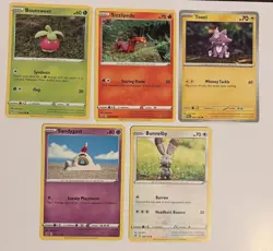 Pokemon TCG Yuka Morii 5-Card Lot NM - Image 1