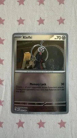 Klefki 059/088 Perfect Order Reverse Holo Pokemon TCG Card - Image 1