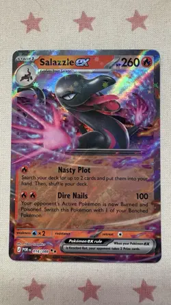 Salazzle ex 016/088 Perfect Order Holo Pokemon TCG Card - Image 1
