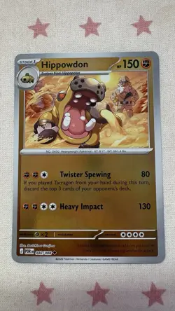 Hippowdon 040/088 Perfect Order Reverse Holo Pokemon TCG Card - Image 1