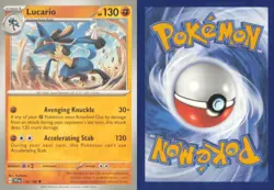 LUCARIO 114/198 UNCOMMON SCARLET & VIOLET POKEMON NEAR MINT - Image 3