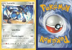 LUCARIO 120/185 RARE VIVID VOLTAGE POKEMON NEAR MINT - Image 3
