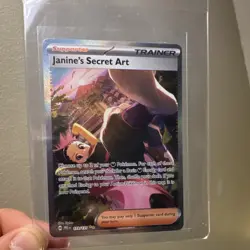 Pokemon TCG Janine's Secret Art 173/131 Prismatic Evolutions SIR Holo Full Art - Image 1